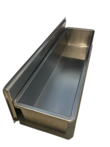 ถาดสแตนเลสใส่น้ำยา สำหรับแช่เครื่องมือแพทย์ Soaking Stanless Tray and lid