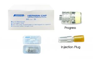 ข้อต่อฉีดยาให้น้ำเกลือ (Heparin Cap / Injection Plug)