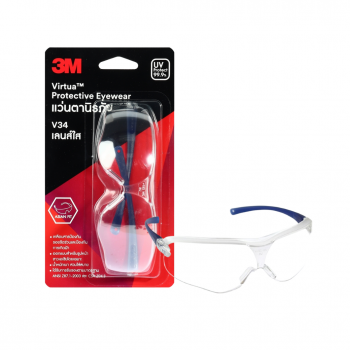 3M รุ่น V34 เลนส์ใส แว่นเซฟตี้