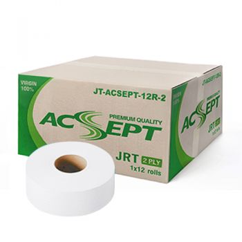 ACSEPT กระดาษชำระม้วนใหญ่ หนา 2 ชั้น